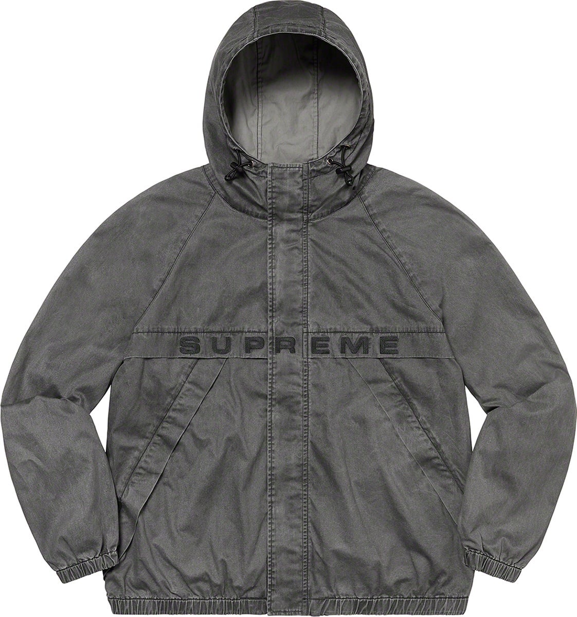 Overdyed Twill Hooded Jacket view 7